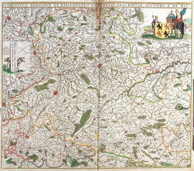 Vallonien, Nord-Pas-de-Calais, Belgien, Frankrike av Frederick de Wit