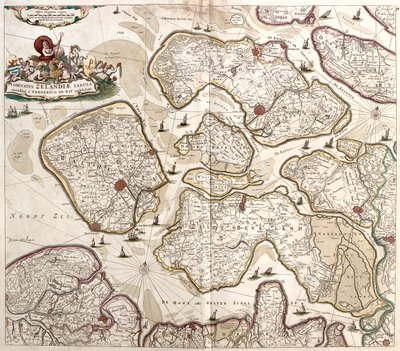 Zeeland, Nederländerna av Frederick de Wit
