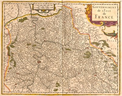 Île-de-France, Frankrike av Frederick de Wit