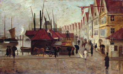 Kajen i Bergen av Frederik Collett