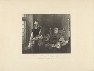 De sista ögonblicken av Egmond i hans cell, 1568 Greven av Egmonds sista ögonblick (titel på objekt) av Frederik Hendrik Weissenbruch (possibly)