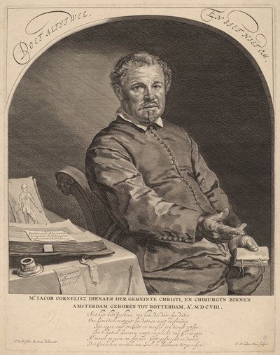 Jacob Cornelius av Frederik Hendrik van den Hove after Cornelis Visscher