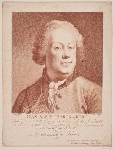 Ryss skickade baron Korf av Frederik Ludvig  Bradt