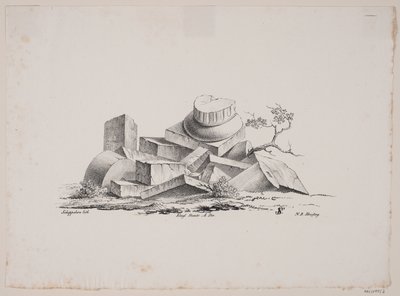 Arkitektoniskt motiv av Frederik Schepelern
