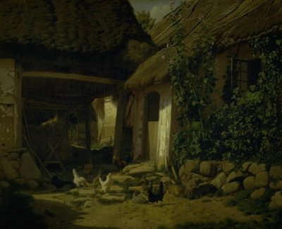 Interiören av en bondgård av Frederik Vermehren