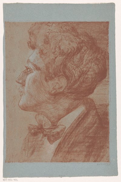 Porträtt av en okänd man av Frederika Henriëtte Broeksmit (signed by artist)