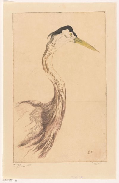 Häger av Frederika Henriëtte Broeksmit (signed by artist)