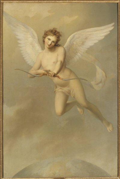 Cupidon - Amor, av Westin, Fredric (1782-1862). Olja på duk av Fredric Westin