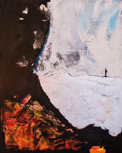 Ensam figur – en abstrakt resa av Fredrik Olsen
