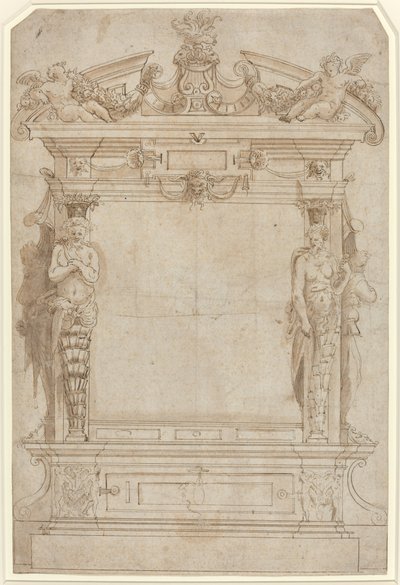 Design för ett arkitektoniskt ramverk av French 16th Century
