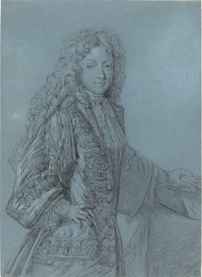 Porträtt av en pojke av French 17th Century