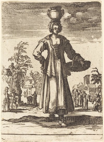 The Milkmaid av French 17th Century