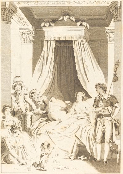Den lilla hunden av French 18th Century