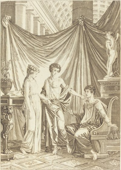 De två vännerna av French 18th Century