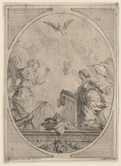 Bebådelsen av French 18th Century after Pierre Hubert Subleyras