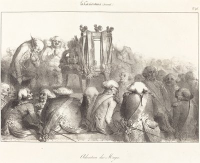 Tillbedjan av Magi av French 19th Century
