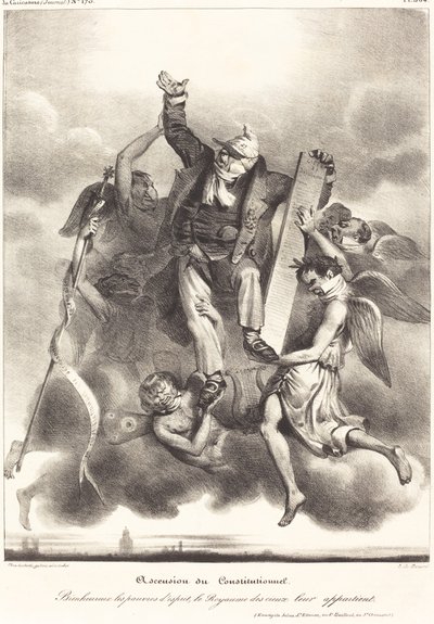 Uppkomsten av den konstitutionella av French 19th Century