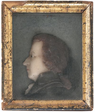 Porträtt av Wolfgang Amadeus Mozart 1756-1791, ca 1778 av French Master