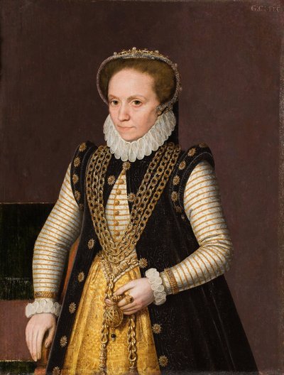 Porträtt av en okänd fransk adelsdam, 1560 av French Master