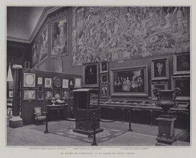 1700-talsrum i barndomsmuseet i Petit Palais, Paris (s/v foto) av French Photographer