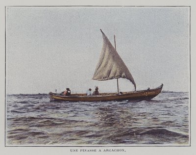 En pinnace i Arcachon, Frankrike (färgfoto) av French Photographer