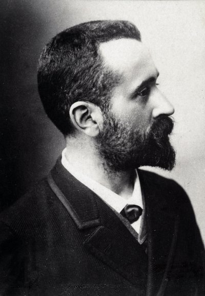 Alphonse Bertillon (1853-1914), fransk forskare, skapare av antropometri. av French Photographer
