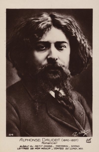 Alphonse Daudet (1840-1897), fransk författare av French Photographer