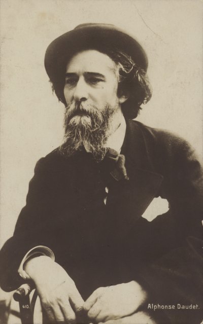 Alphonse Daudet (1840-1897), fransk författare av French Photographer