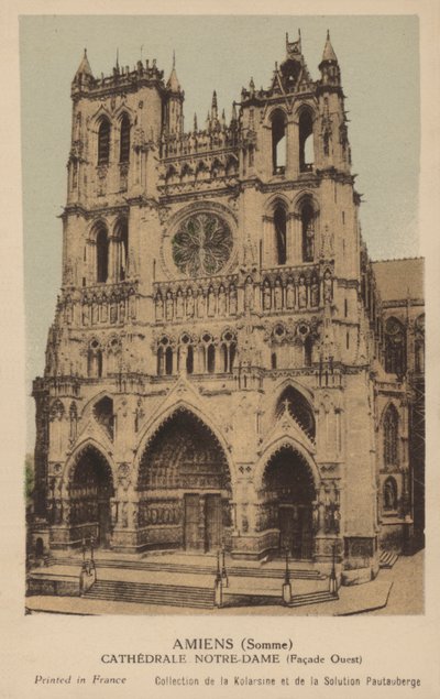 Amiens, Notre Dame-katedralen av French Photographer