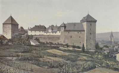 Annecy, Utsikt över slottet, Tillsammans S E av French Photographer