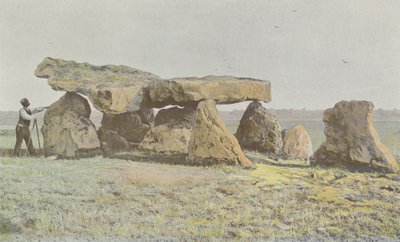 Arcay, Dolmen de Rochebillaude, Cote lateral S av French Photographer