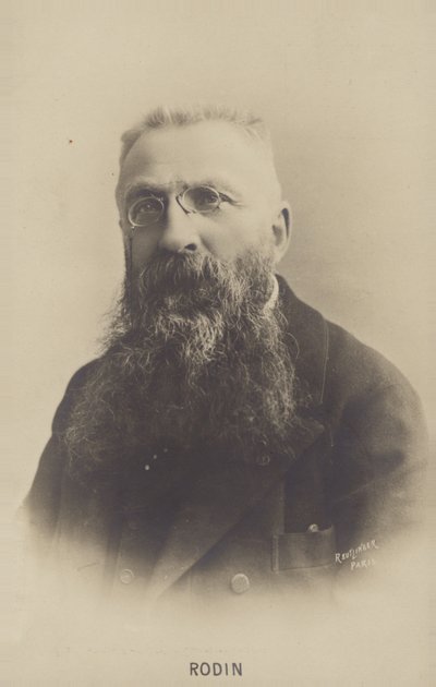 Auguste Rodin, fransk skulptör av French Photographer