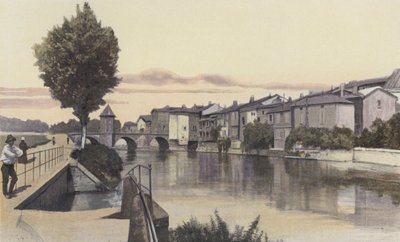 Bar-le-Duc, Notre-Dame-bron, på Ornain av French Photographer