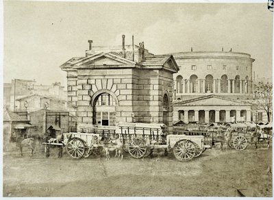 Barriere de Pantin la Villette i "" barriärerna i Paris"" fotografi av Gouviot av French Photographer