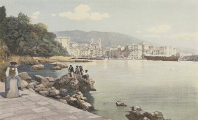 Bastia, Utsikt över den gamla hamnen och staden av French Photographer