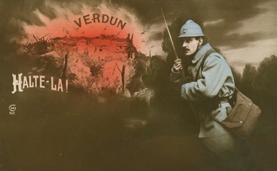 Slaget vid Verdun av French Photographer
