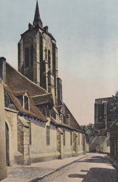 Beaugency, Saint-Firmin Hospital och Bell Tower av French Photographer