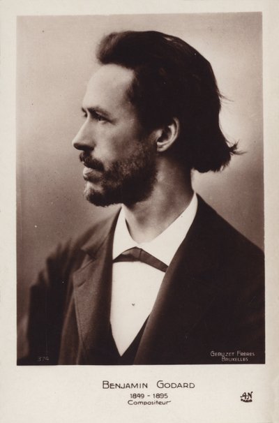 Benjamin Godard, fransk violinist och romantisk kompositör (1849-1895) av French Photographer
