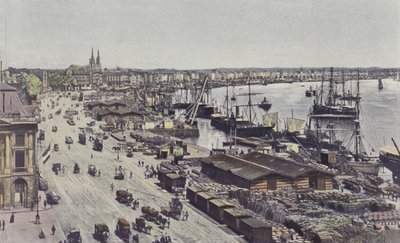 Bordeaux, Place Richelieu, Quays Louis XVIII, Chartrons och Bacalan av French Photographer