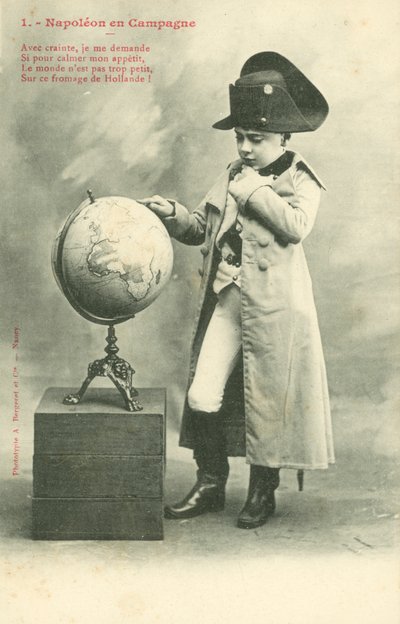 Pojke, utklädd till Napoleon av French Photographer