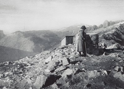 Buet, området Aiguilles Rouges sett från Brevent (svartvitt foto) av French Photographer
