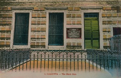 Calcutta - Det svarta hålet. Vykort skickat 1913. av French Photographer