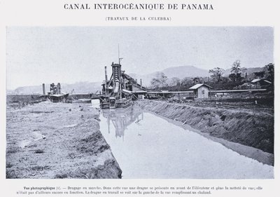Panama Interoceanic Canal, Culebra Works (s/v foto) av French Photographer