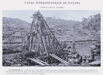 Panama Interoceanic Canal, Culebra Works (s/v foto) av French Photographer
