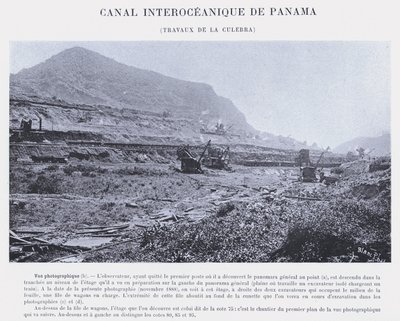 Panama Interoceanic Canal, Culebra Works (s/v foto) av French Photographer