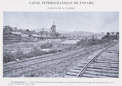 Panama Interoceanic Canal, Culebra Works (s/v foto) av French Photographer