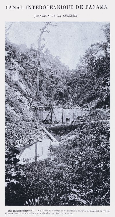 Panama Interoceanic Canal, Culebra Works (s/v foto) av French Photographer