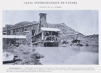 Panama Interoceanic Canal, Culebra Works (s/v foto) av French Photographer