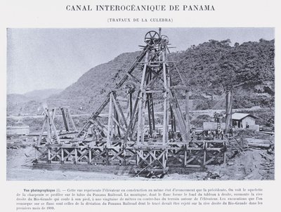 Panama Interoceanic Canal, Culebra Works (s/v foto) av French Photographer