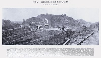 Panama Interoceanic Canal, Culebra Works (s/v foto) av French Photographer